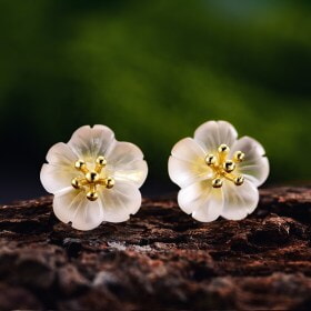 Original-design-Silver-Flower-Stud-earring-crystal (13)
